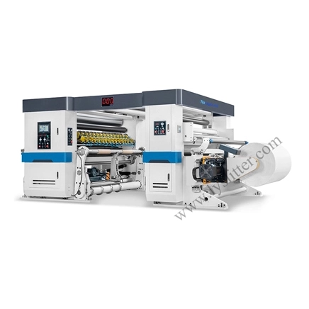 Υψηλή ταχύτητα Jumbo ρολό κοπής μηχανή